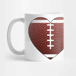 Football Heart Mug